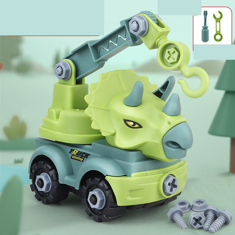 Children Disassemble Dinosaur