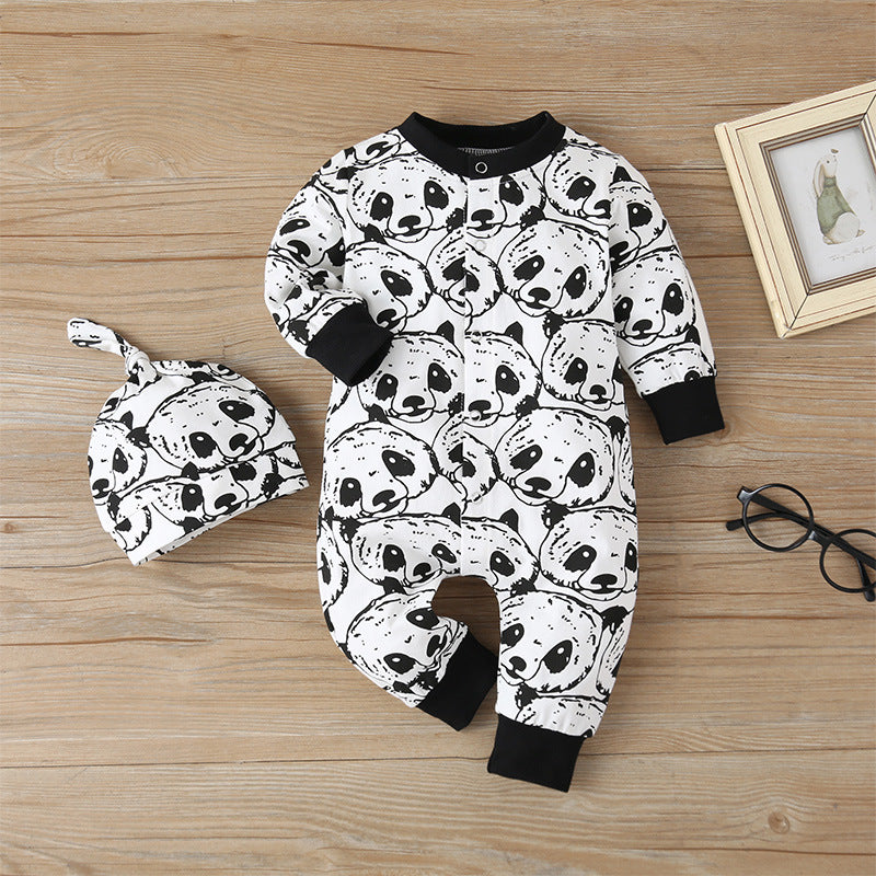 Baby Onesie With Detatchable Hood