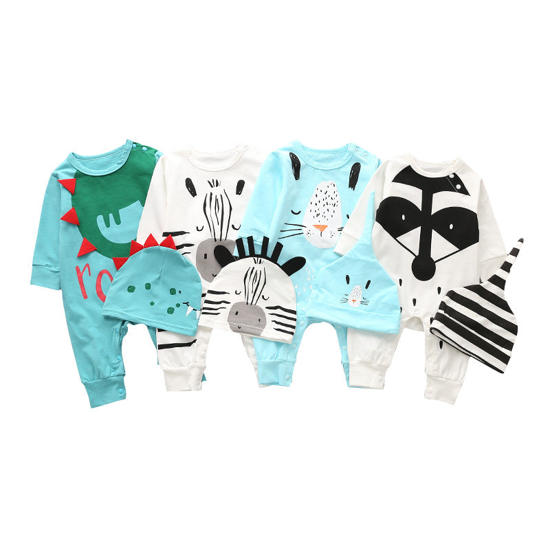 Baby Onesie With Detatchable Hood
