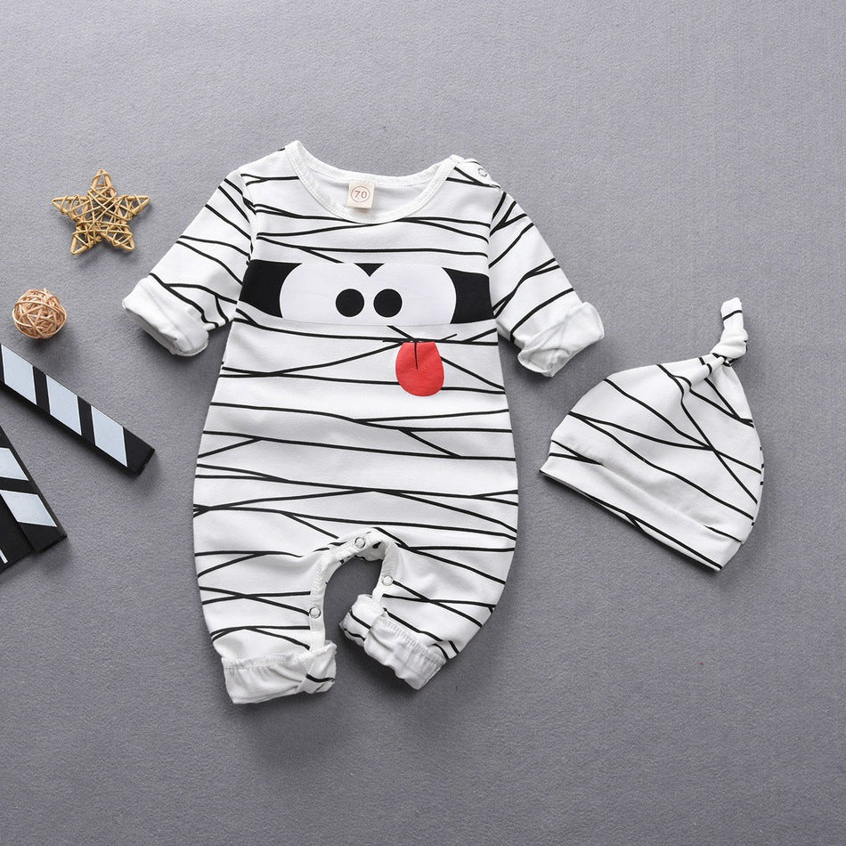 Baby Onesie With Detatchable Hood