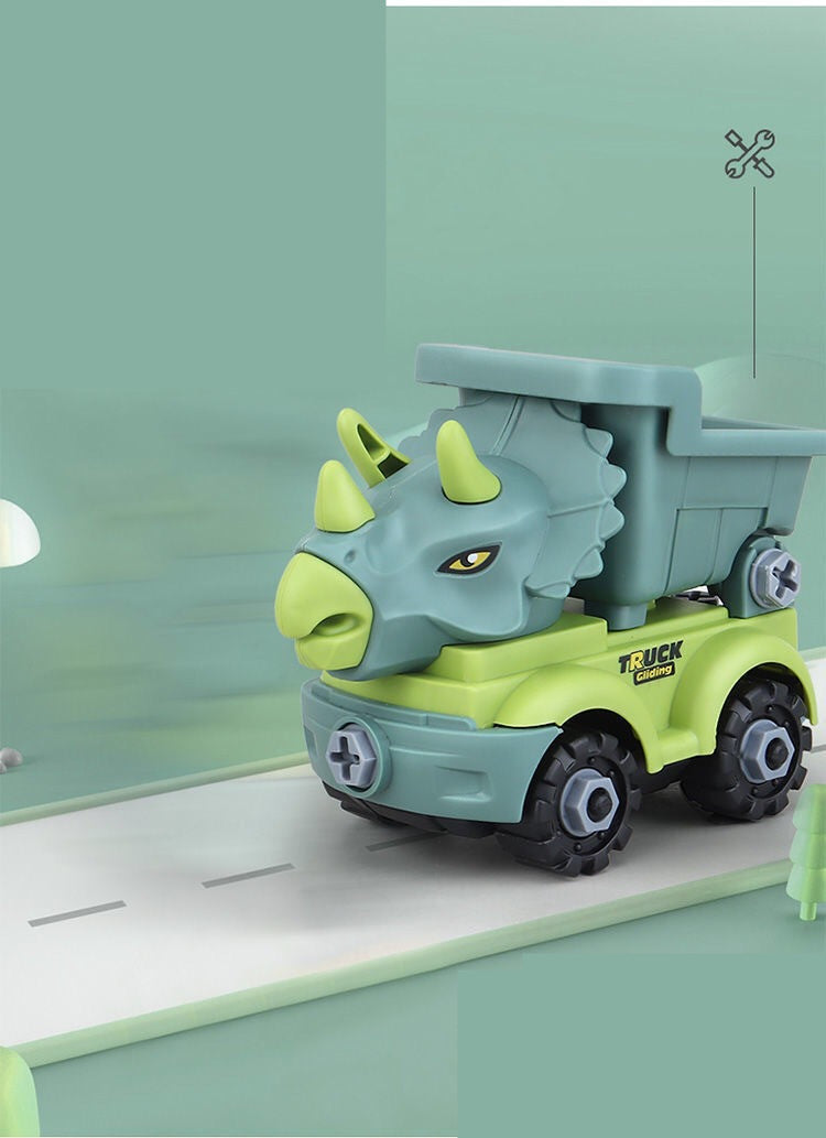 Children Disassemble Dinosaur