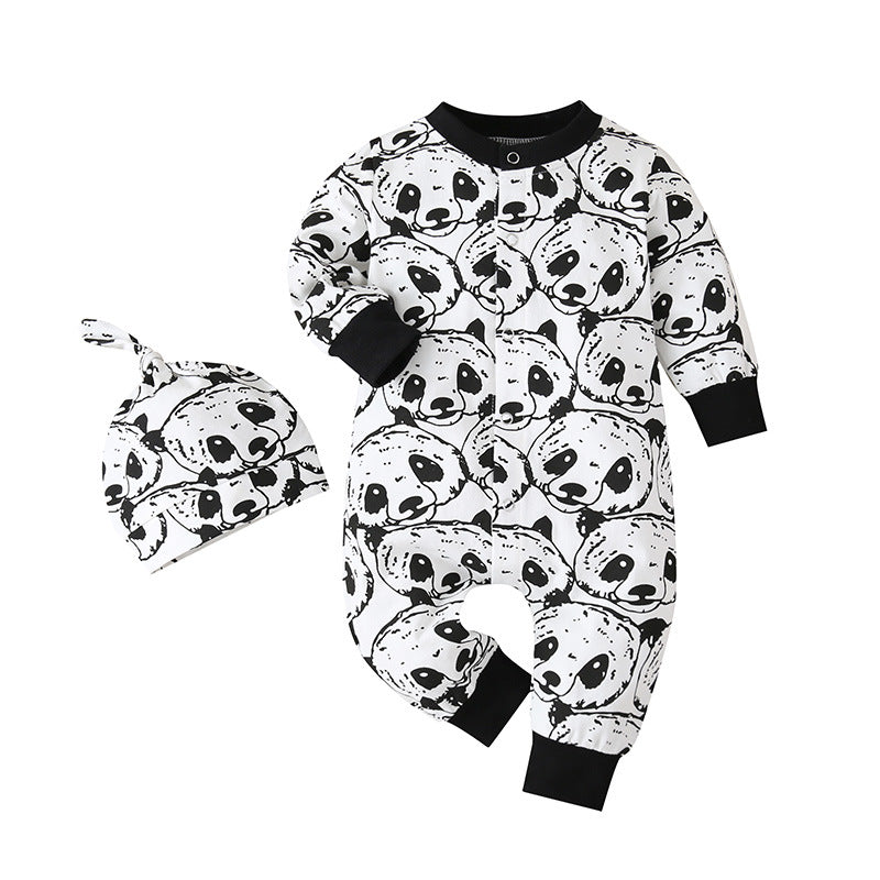 Baby Onesie With Detatchable Hood