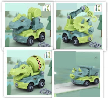 Children Disassemble Dinosaur