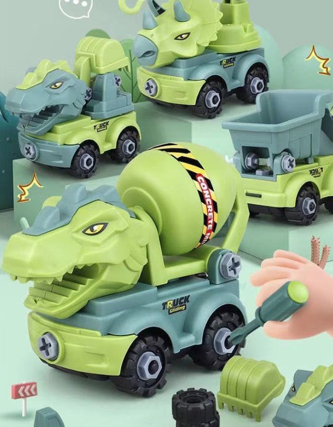 Children Disassemble Dinosaur